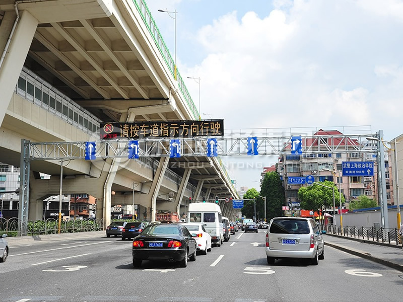 LMJ-034，車(chē)道標(biāo)志牌龍門(mén)架